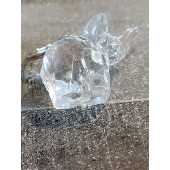 Clear elephant keychains toy figure accessory - Picture 4 of 6